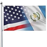 Bandera de Guatemala/USA conbinada 3X5 Ft indoor outdoor banner