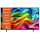 Grundig 75 GUB 7440 Q Fernseher 75 Zoll (189 cm) QLED TV, VPI 1.800, Google TV, 4K UHD, Dolby Vision, HDR10+, Motion Picture Improvement, Chromecast Built-in, Bluetooth, Smart TV, Schwarz