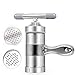Produktbild Amoyer Edelstahl Noodle Maker Pasta-Presse-Maschine Fruit Juicer Spaghetti, Die Werkzeuge Küchengeräte 2 Pressformen Silber 1set