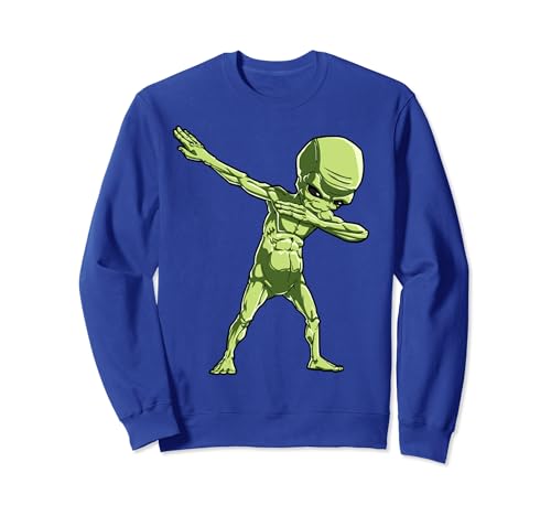 Dabbing Alien UFO Lovers Divertido Hip Hop Niños Niñas Dab Dance Sudadera