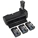 DSTE Blackmagic Design Pocket Cinema Camera 6K/4K Battery Grip with 3pcs LP-E6 Battery