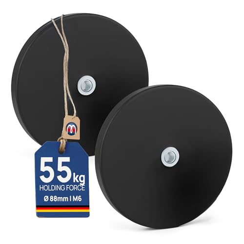 Base magnética de neodimio engomado con rosca interior M6 resistente al agua