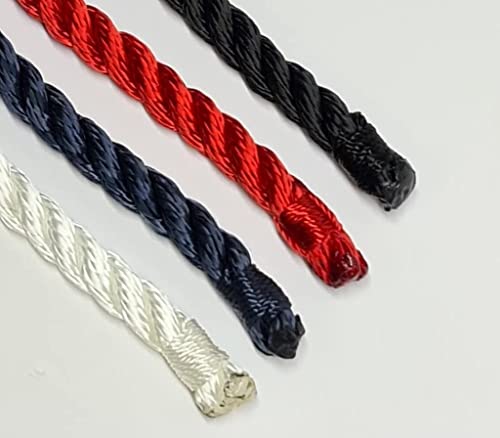 Corde de garde-boue 8 mm 1 m 3 brins polyester épissé cousu - 2