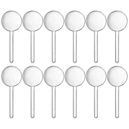 Amosfun Clear Plastic Lollipop Candy Packaging Box with Lid 6X6X6 Inches Transparent Diy Candy Case for Party Decor Handmade Sweets Storage