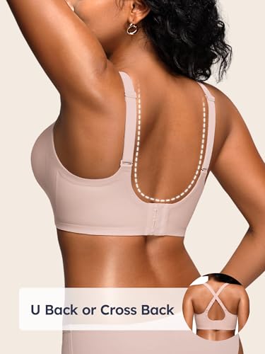 Image of Wireless Jelly Bras for Women No Underwire Seamless Full Coverage Bra with Support Comfort T-Shirt Bralette