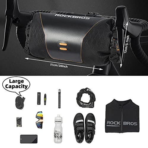 ROCKBROS Borsa Manubrio Bici Impermeabile, Borsa