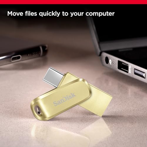 SanDisk 512GB Ultra Dual Drive Luxe Flash Drive, smartphone storage, USB C memory stick up to 400 MB/s - Image 4
