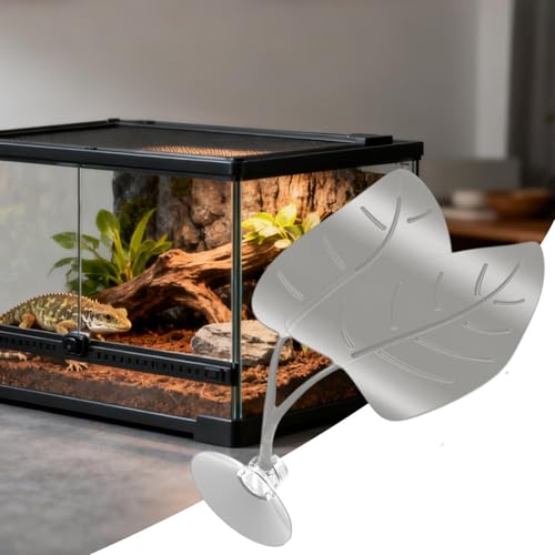 Plataforma de descanso para reptiles en terrario con diseño resistente de ABS y tamaño compacto 5