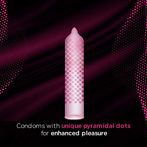 KamaSutra Ultra Dotted Condom for Men | Dotted | Power Dots | Ensure Extra Stimulation and Intense Orgasms | Combo Pack of 20 - Image 4