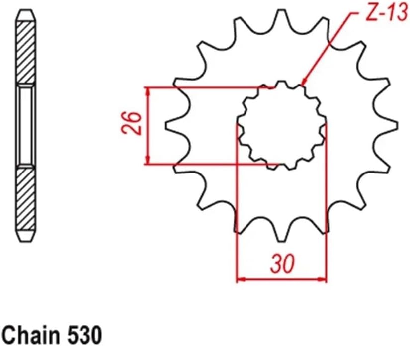 530 CNC 18T/45T フロントリアバイクスプロケット 1050 Tiger Sport 2014-2021用 スペアパーツ