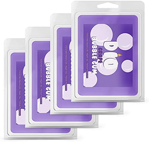 Bubblegum Wax Melts (4 Pack) Grape Scented Soy