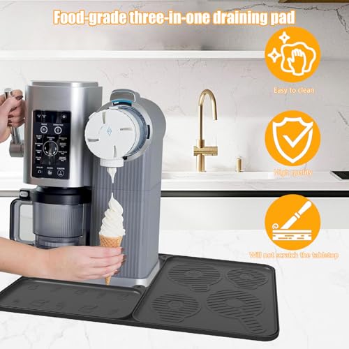 Alfombrilla de cocina de silicona, escurridor protector de encimeras apto para lavavajillas 2