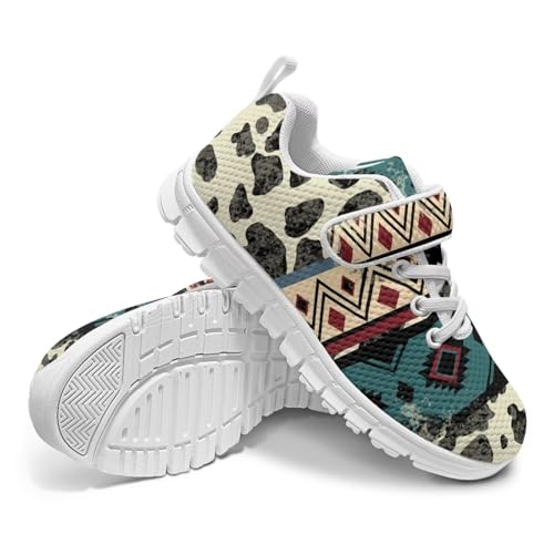 Black Print Kids Sneakers Boys Athletic Running Shoes Single Buckle Girls Running Tennis Mesh Shoes4