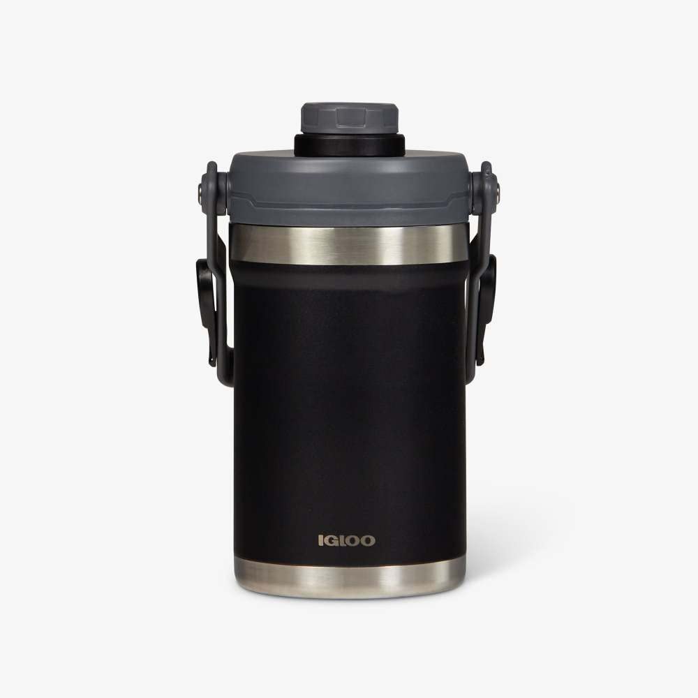 1/2 Gallon Stainless Steel Sports Jug (Black) 00031444