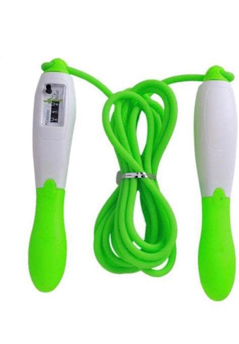 new Galaxy Jump Adjustable Skipping Rope for Kids Men and Women with Digital Counting for Boxing Gym Training Weight Loss Exercise Workout (Green)/ heavy jump rope for men jumping wire skiping rope with spring,wiaser and count our gumps cleare (B09B411KZF) Amazon Price History, Amazon Price Tracker