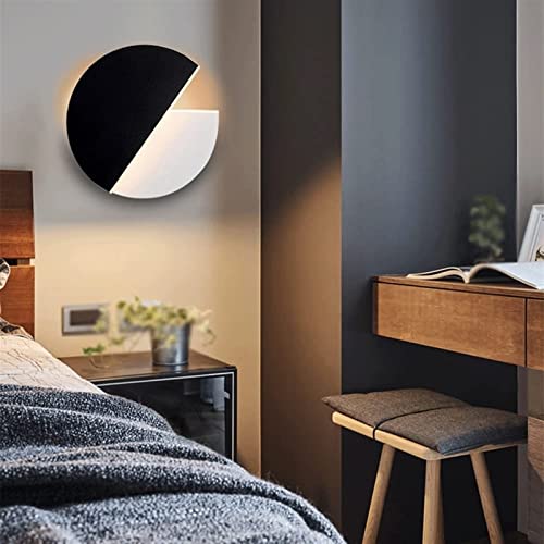 Lampe murale moderne ronde pour lecture de chevet - 3
