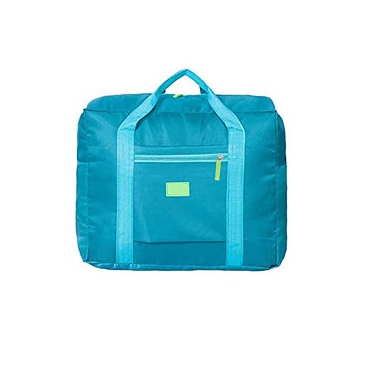 Fliyeong Nylon Deportes Viaje Plegable Bolsa Portátil Ligero Grande Bolsa De Almacenamiento De Equipaje Bolsa De Almacenamiento Verde Oscuro Creativo Y Útil