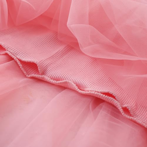 GSVIBK Baby Girls Tutu Dress Sleeveless Toddler Cotton Tulle Skirt Princess Party Prom Dresses