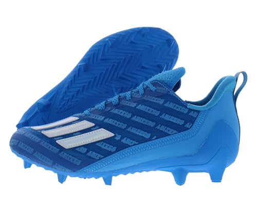 adidas Adizero Cleats Mens Shoes Size 11, Color: Cyan/Silver Metallic/Core Black