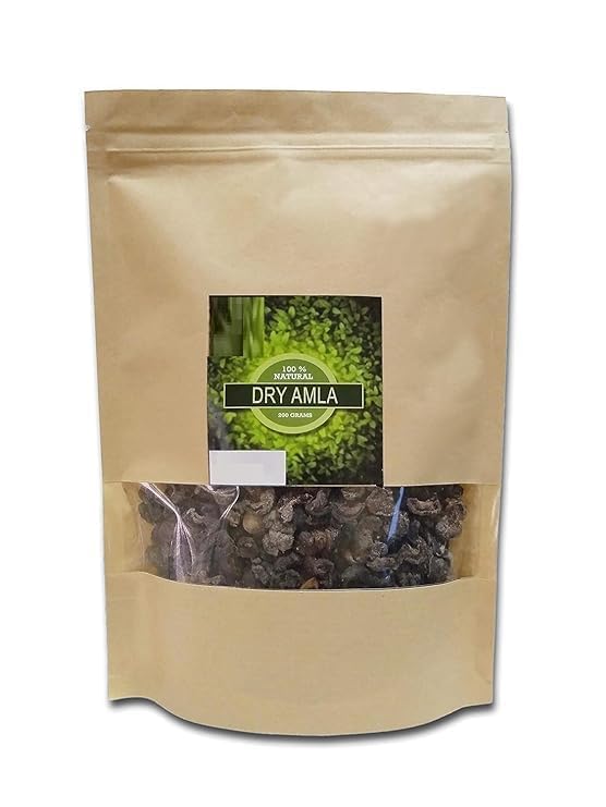 PB Dry Amla Awla Gooseberry Dry Amla Pieces - organic Gooseberry For Hair And Skin 200g