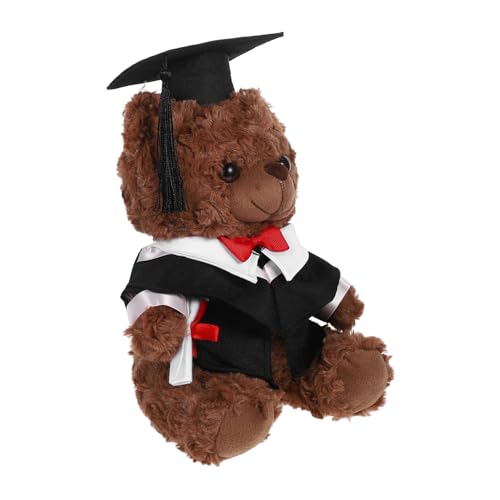 ifundom Láusula de Felpa en Uniforme médico Juguete médico Suave Bear de la Temporada de graduación decoración de graduación Decoracion graduacion Oso de Peluche de graduación Oso Graduado