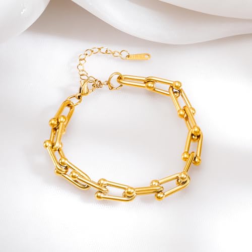 Image of Rubans Demi Fine Stainless Steel Bracelet Waterproof Gift for Women & Girls