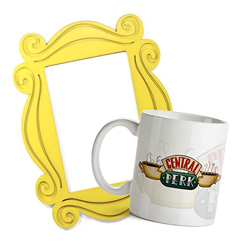 Kit Moldura Série Friends + Caneca