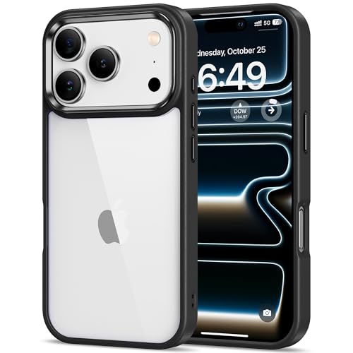 HOOMIL Case for iPhone 17 Pro Max 6.9-Inch, Non-Yellowing, Drop Protection, Anti-Scratch Transparent Hard Back Phone Cover - Blue by HOOMIL - Used condition - US$7.49