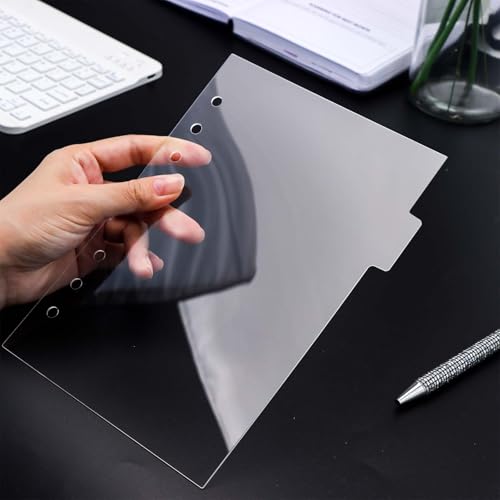 Intercalaires A5 en acrylique pour organiser votre bullet journal et classeur