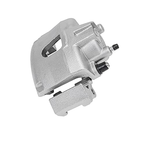 Image of Detroit Axle - Front Disc Rotors Driver Side Brake Caliper Replacement for 2001-2007 Dodge Grand Caravan Chrysler Town & Country - 3pc Set