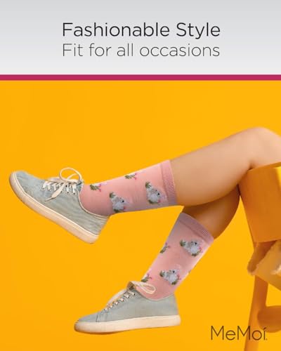 MeMoi Rabbits Rayan Blend Crew Socks4