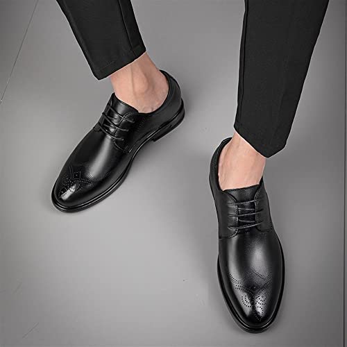 Chaussures Oxford de prestige à lacets et finitions brogues structurées