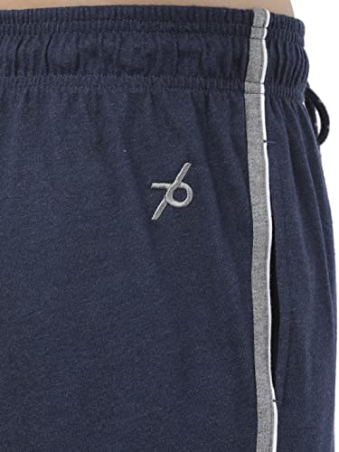 Image of Jockey 9500 Men's Super Combed Cotton Rich Regular Fit Mid Rise Trackpants with Side Pockets