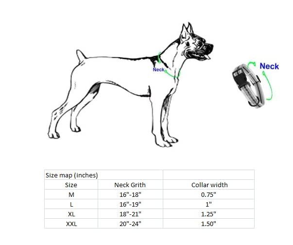 Image of Nylon Dog Collar,Pet Dog Nylon with Soft Fur Padded Puppy Collar-1 Piece (Large, Red)