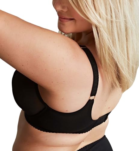 Liberty Sheer Plunge Bra Black2