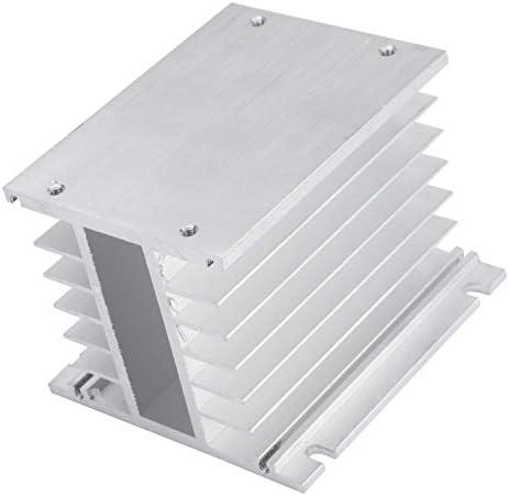 SSR Heatsink, Solid State Relay, Aluminum Alloy Three Phase Heat Sink SSR Dissipation Solid State Relay Heatsink