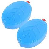 Ciieeo 2 Stück Kühlakkus für Gefrierschrank aus Pe Wiederverwendbare Dünne Eisbeutel Leichte Multifunktionale Kühlpacks für Lebensmittel und Kühlboxen Beim Camping