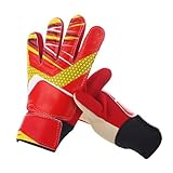 ►Los guantes de portero de alta calidad pueden ayudarlo a mejorar rápidamente su nivel, látex base en relieve, buena resistencia al desgaste y fuerte resistencia al deslizamiento.