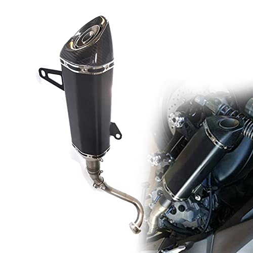 Sistema de escape para motocicleta XMAX300 de acero inoxidable con silenciador de 51mm