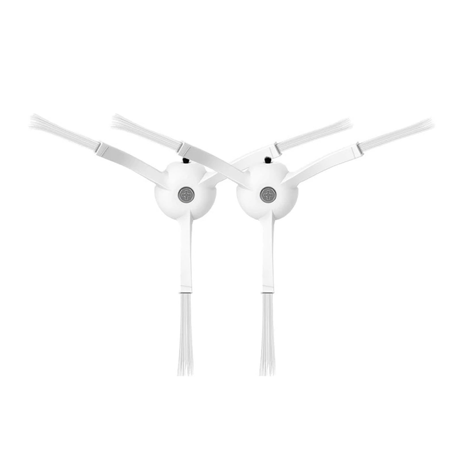 Robotcleanix White 2 Side Brushes Replacement Compatible With Roborock S8 Pro Ultra S7 Max Qrevo Q7 Q8 Q5 Maxv S6 S5 S4 E5 E4 E3 E2 C1 Robot Vacuum Cleaner Black(White 2)