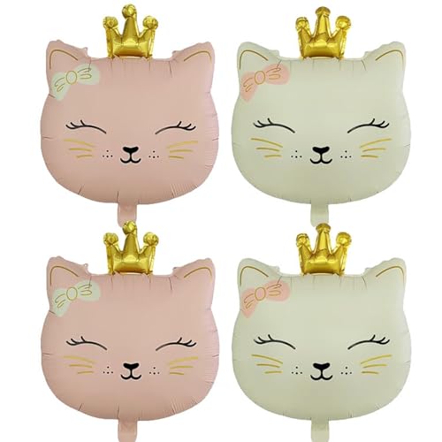 Cat Balloons Kitty Balloon Decor for Cat Theme Birthday Party Dec...