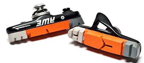 AWE® Road Cassette negro freno bloques gris/naranja/blanco 55mm