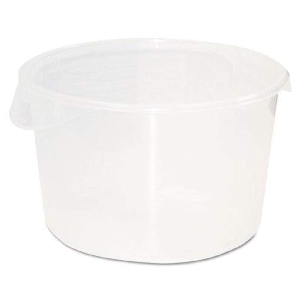 Rubbermaid Commercial Products FG572624CLR Boîte de stockage ronde 11,​4 L, Transparent
