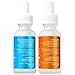 NxN Vitamin C & Hyaluronic Acid Serum Set, Clinically Proven to Brighten Skin, Reduce Dark Spots, Improve Hyper Pigmentation Age Spots, Reduce Fine Lines & Wrinkles - 1fl oz Face Kit
