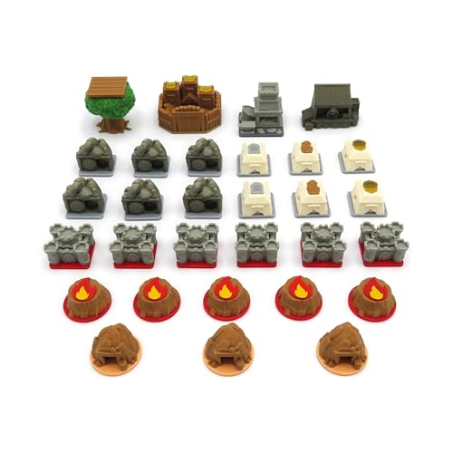 Image of All in Upgrade Kit for Root - 138 Pieces | Board Game Accessory Compatible with The Base Game and Riverfolk, Underworld and The Marauder Expansions.