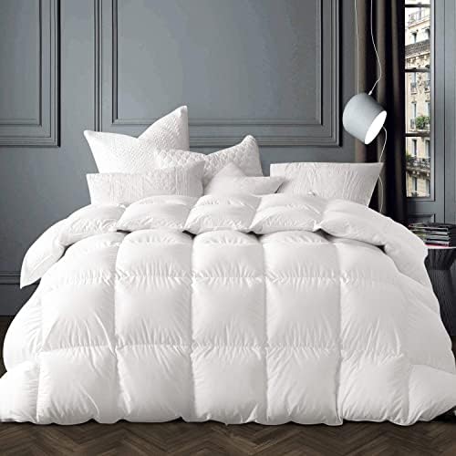 Globon Winter Goose Down Comforter King Size,800 Fill Power Duvet Insert