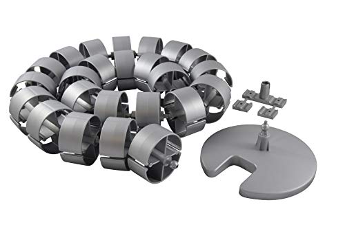 Oskar Lehmann - Passacavi quadrato Kuba 1, Argento...