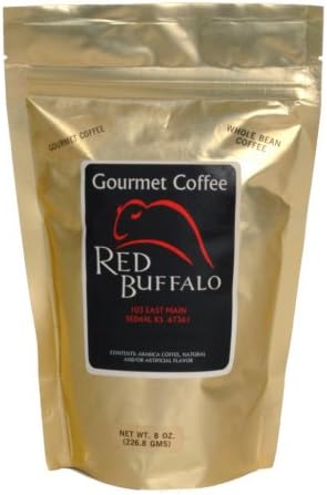 Red Buffalo Chocolate Raspberry Flavored Coffee, Whole Bean, 1 pound