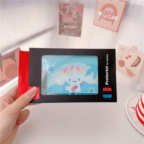 ENFILY Cute Case Compatible with Nintendo Switch, Dockable Case Cover, Ergonomic Soft TPU Grip Case
