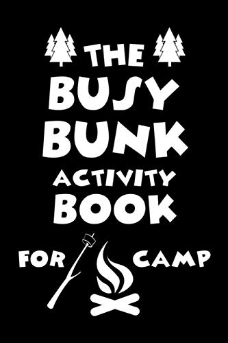 The Busy Bunk Activity Book For Camp: Kids Summer Camp Activity Book, Trending Camping Outdoor Notebook, Things To Do Journal image 3